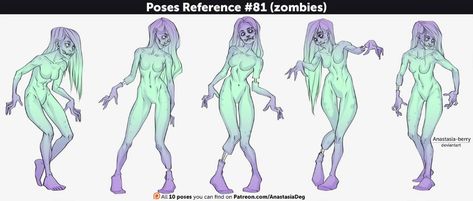 Zombie Pose, Zombie Drawings, Pose Reference Drawing, Arte Zombie, Cute Zombie, Zombie Art, Mermaid Drawings, Chandler Riggs, Character Model