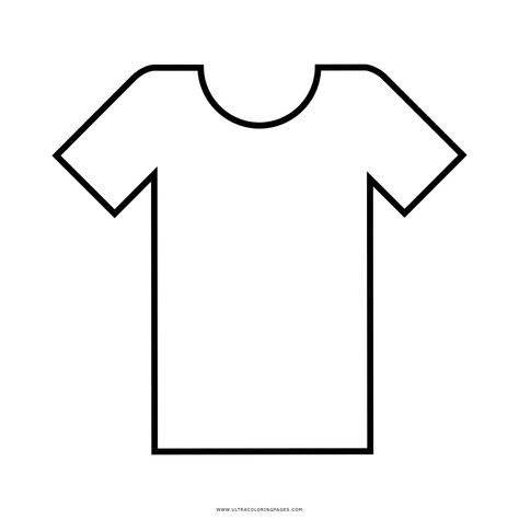 t-shirt Coloring Page Shirt Printable Template, Tshirt Template Blank Free Printable, Shirt Coloring Page, Tshirt Outline, T Shirt Outline, Tshirt Template, Grandparents Day Crafts, T Shirt Template, Fashion Drawing Sketches