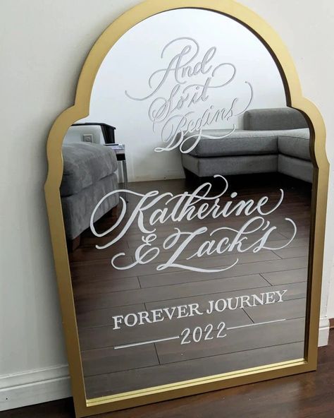 Wedding calligraphy. Mirror wedding calligraphy. Wedding welcome sign Calligraphy On Mirror, Mirror Calligraphy, Mirror Wedding Signs, Mirror Wedding, Calligraphy Wedding, Wedding Welcome Sign, Wedding Calligraphy, Wedding Welcome Signs, Wedding Diy