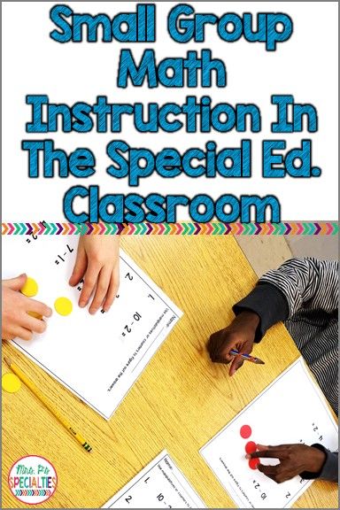 Small Group Math Instruction, Special Ed Classroom, Ed Classroom, Sped Math, Small Group Math, Life Skills Curriculum, Special Education Math, Teaching Special Education, Math Groups