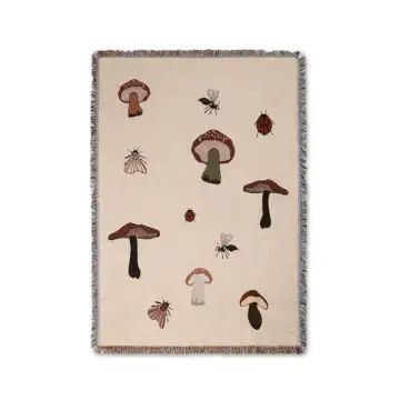 Trouva: Kids Different Mushrooms, Ferm Living Kids, Hidden Forest, Forest Tapestry, Tapestry Blanket, Playful Decor, Over The Bed, Living Modern, Modern Home Furniture