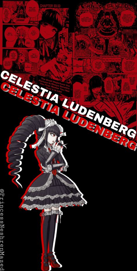 Danganronpa(ダンガンロンパ): Celestia Ludenberg wallaper Celestia Ludenberg Wallpaper, Celestia Lundenburg, Danganronpa Wallpaper, Celestia Ludenberg, Danganronpa Junko, Japanese Video Games, Black Spiderman, Moe Anime, Tumblr Backgrounds