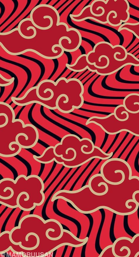 Anime Patterns Wallpaper, Batik Patterns Ideas, Anime Pattern Design, Anime Pattern Wallpaper, Pewdiepie Aesthetic, Pewdiepie Wallpaper, Wallpaper Batik, Wallpaper Pop Art, Anime Clouds