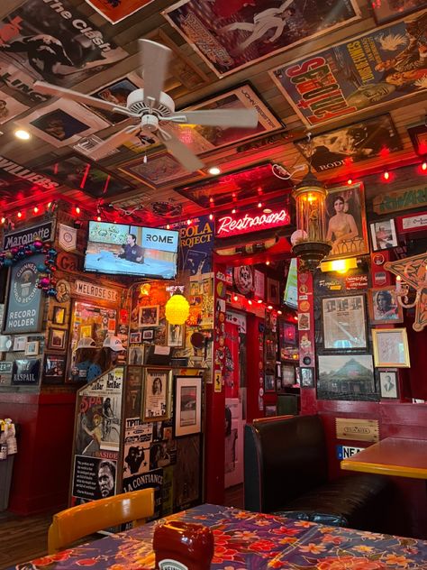 Basement Dive Bar Ideas, Dive Bar Aesthetic Basement, Punk Bar Aesthetic, Basement Bar Aesthetic, Dive Bar Basement, Dive Bar Decor, Dive Bars Aesthetic, Retro Bar Aesthetic, Biker Bar Aesthetic