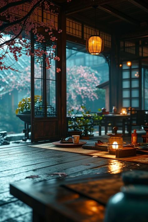 Xianxia Aesthetic, Japanese House Interior, Japanese Mansion, Traditional Chinese House, Chinese Interior Design, Machiya House, Chinese Style Interior, China House, Asian House