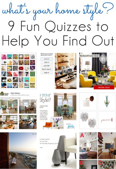 Defining your home design style is a challenging task - but this list of 9 fun style quizzes get at the heart of what visually appeals to you, as well as the lifestyle you are seeking to create through your home decor! Decorating Styles Quiz, Interior Design Styles Quiz, Ikea Bar, Style Quizzes, Quiz Buzzfeed, Design Style Quiz, Apartment Decoration, Farmhouse Side Table, Cute Dorm Rooms