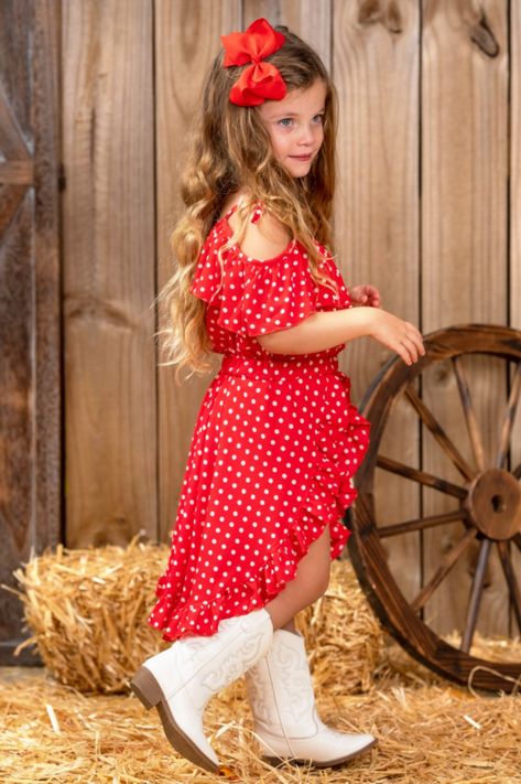 Yeehaw! Get ready to lasso some summer fun with our adorable cowgirl outfit inspiration for toddler girls. Let your little one's imagination roam free as they embrace the cowgirl spirit with stylish boots and good summer vibes. From cute denim shorts paired with a fringed top to a playful dress adorned with cowgirl-inspired accessories, we've curated a collection that captures the essence of cowgirl charm. Complete the look with a pair of adorable cowgirl boots! Little Cowgirl Outfit Kids Girl, Girls Cowgirl Outfit, Toddler Cowgirl Outfit, Pretty Cowgirl, Toddler Cowgirl, Red Cowgirl Boots, Toddler Pageant, Cute Denim Shorts, Cute Cowgirl