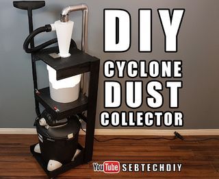 What i like about cyclone collector system is that you never lose suction, and 97% of dust/debris goes in the bucket so you don't have to clean the shopvac filter... Dust Collector Diy, Shop Dust Collection, Antique Woodworking Tools, Dust Collection System, Woodworking Tools Workshop, Woodworking Lathe, Woodworking Bed, Woodworking Basics, Intarsia Woodworking