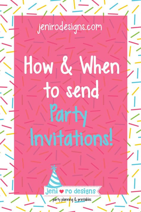 Great Tips all about Party invitations!  jenirodesigns.com Kids Events Ideas, Diy Party Invitations, Kids Party Planning, Invitation Etiquette, Birthday Party Games For Kids, Kids Birthday Party Decoration, Printable Party Decorations, The Invitation, Birthday Party Food