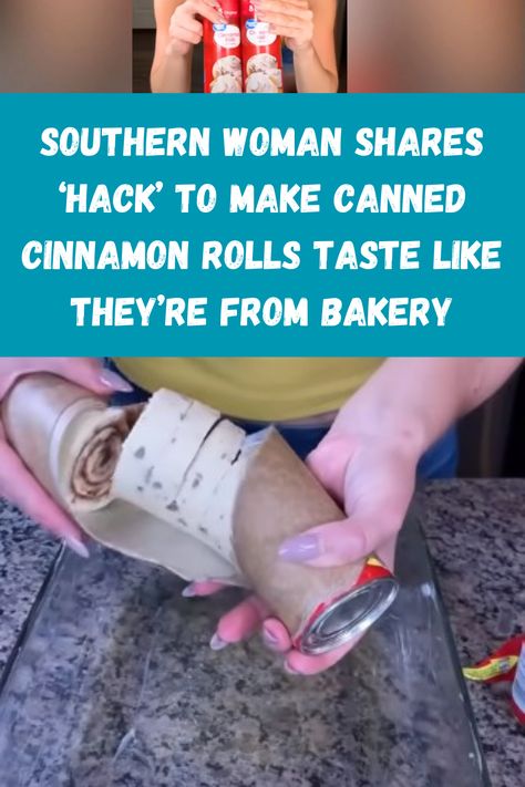 Now, what if you could recreate that bakery-quality experience with just a few simple tweaks to store-bought cinnamon rolls?The magic begins with the unassuming can of cinnamon rolls you’d typically find at your local grocery store.Kristin emphasizes that you don’t need to splurge on expensive brands — the cheaper ones will do just fine. Cinnamon Rolls Store Bought, Store Bought Breakfast Ideas, Store Bought Cinnamon Rolls Hacks, Upgrade Canned Cinnamon Rolls, Canned Cinammon Roll Hacks, Cinnamon Roll Hacks Canned, Cinnabon Recipe, Southern Women, Cinnamon Rolls Homemade