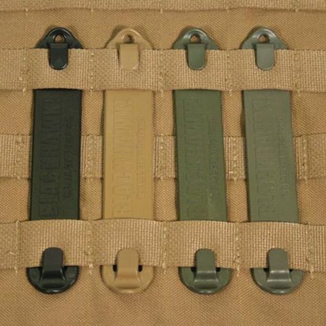 Let's review the best MOLLE clips. If you've got tactical gear with the MOLLE system, you know it helps make your gear customizable and versatile. MOLLE is an acronym for MOdular Lightweight Load-carrying Equipment. PALS, for Pouch Attachment Ladder System, is the official name of MOLLE webbing used for attaching… Blackhawk Tactical, Molle Straps, Molle Webbing, Tac Gear, Molle System, Hunting Bags, Tactical Bag, Hunting Accessories, Kydex