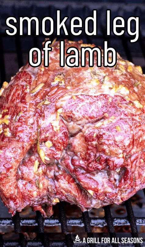 Leg Of Lamb Smoker Recipes, Smoked Lamb Leg Recipes, Smoked Boneless Leg Of Lamb, Smoked Lamb Roast, Smoked Leg Of Lamb Recipes, Smoked Lamb Leg, Boneless Lamb Leg Recipe, Smoked Lamb Shoulder, Smoked Leg Of Lamb