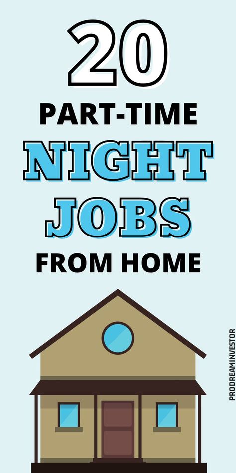 These part-time night jobs from home will help you earn some extra money from the comfort of your home. Legit evening jobs that pay well. #workfromhome #makemoneyonline #businessideas #sidehustles Night Jobs From Home, Typing Jobs From Home, Online Jobs For Moms, Online Jobs For Teens, Night Jobs, Stay At Home Jobs, Jobs From Home, Proofreading Jobs, Flexible Jobs