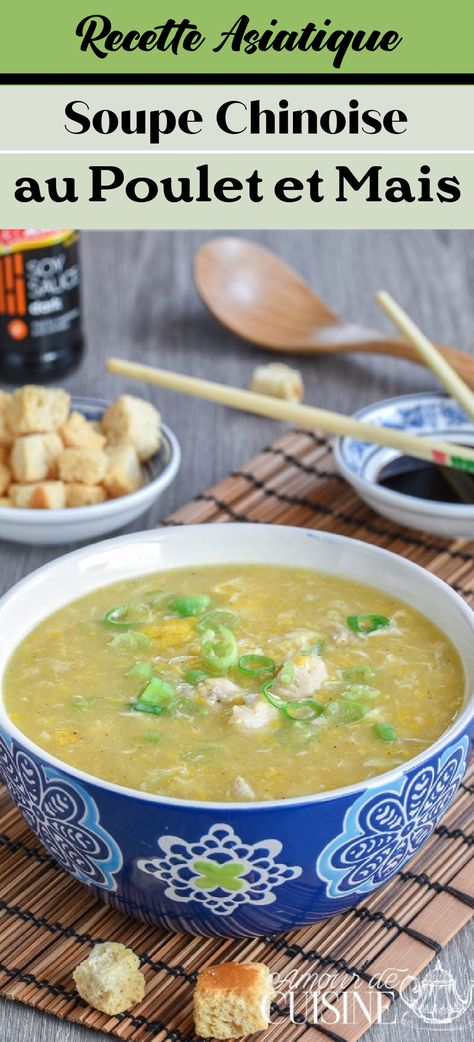 soupe chinoise au poulet Nutrition