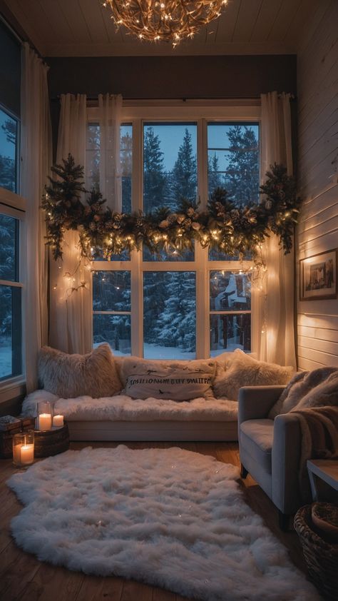 Transform your room into a cozy winter retreat with these DIY aesthetic decor ideas for a vintage bohemian rustic vibe From living room inspo to apartment living farmhouse elegance to avant-garde style these bedroom decor ideas will elevate your space Let your living area exude warm vibes with these rustic and elegant decor ideas Cozy Winter Home Decor, Dream Apartment Decor Aesthetic, Homey House Decor, Winter Room Aesthetic, Cozy Life Aesthetic, Winter Living Room Decor Cozy, Warm Winter Aesthetic, Winter Cozy Aesthetic, Cozy Winter Living Room