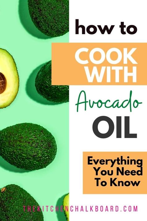 Recipes With Avocado Oil, Avocado Oil Uses, Avocado Oil Recipes, Benefits Of Avocado Oil, Avocado Oil Benefits, Infused Oil Recipes, Benefits Of Avocado, Oil Substitute, Avocado Benefits