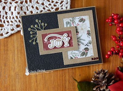 Joy Christmas card Joy Christmas Card, October 15, 13 October, November 11, Art Impressions Stamps, December 7, December 11, 4th November, Hello Cards