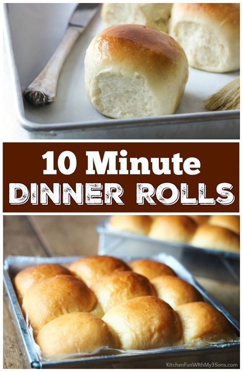 30 Minute Dinner Rolls 30 Minute Dinner Rolls, Quick Dinner Rolls, Dinner Rolls Easy, Quick Rolls, Savory Bread Recipe, 30 Minute Dinners, Homemade Rolls, Easy Rolls, Homemade Dinner Rolls