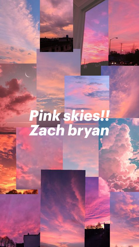 pink skies by zach bryan is out!! #pink #pinkskies #zachbryan #music #sky #skies Zach Bryan Quotes, Pink Skies, Pretty Pens, Zach Bryan, Pink Sky, Music, Pink