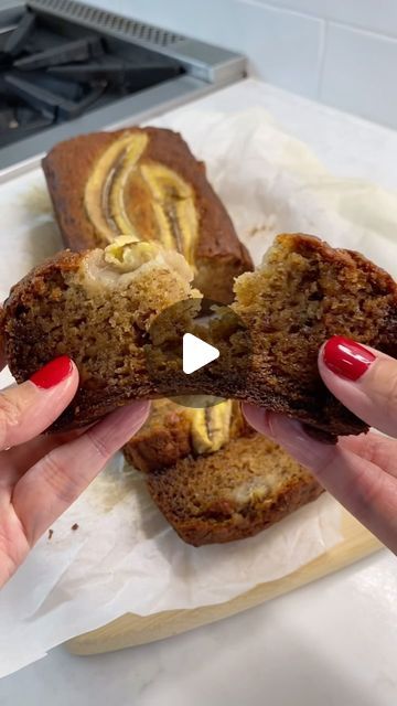 My Nguyen on Instagram: "Save my recipe for Mochi Banana Bread!
I basically swap out all purpose flour with rice flour with sweet rice flour. If you like the consistency and chewiness of mochi then you will love this Mochi Banana Bread. It’s also Gluten Free!
Ingredients: 3 medium ripe bananas 
2 eggs
1 stick melted butter 
2 tsps vanilla extract 
2/3 cup brown sugar 
1 1/2 cups Mochiko Sweet Rice Flour 
1 tbsp cinnamon 
1/2 tsp salt 
1 tsp baking soda
1 1/2 tsp baking powder 
Instructions : mash bananas in a bowl and add eggs, melted butter, brown sugar and vanilla extract. Whisk and at aside. In another bowl add rice flour, cinnamon, salt, baking soda and baking powder. Mix and pour in wet ingredients. With a spatula mix and fold everything together. 
Spray bread pan with oil, add parchm Mochi Banana Bread Recipe, Mochiko Recipes, Sweet Rice Flour, Rice Flour Recipes, Cake Loaf, Hawaiian Dishes, Loaf Cakes, Sweet Rice, Glutinous Rice Flour