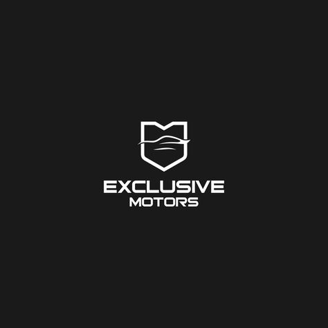 Motor Logo Design Ideas, Car Dealership Logo Ideas, Car Dealership Aesthetic, Car Shop Logo, Car Dealership Logo, Geometric Logo Inspiration, Car Dealership Design, Automobile Logos, Auto Shop Logo