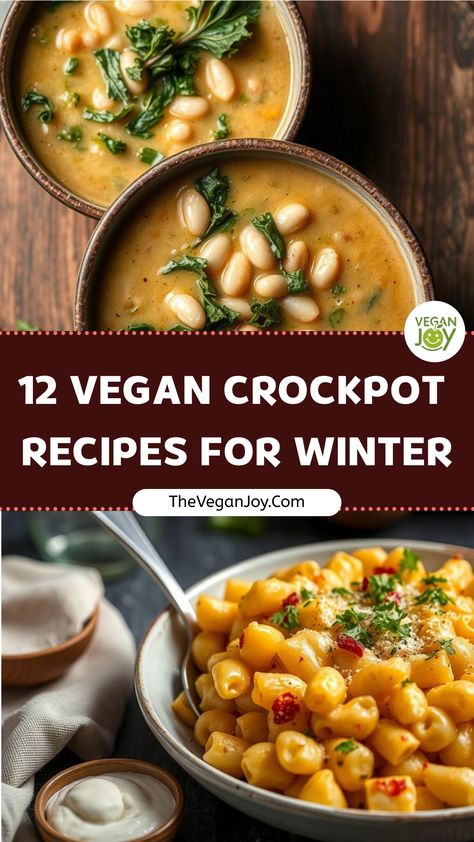 Budget-friendly vegan eats: 12 crockpot recipes that won't break the bank Vegan Crockpot Recipes Easy, Crock Pot Vegan Meals, Vegan Potato Crockpot Recipes, Vegan Recipes Slow Cooker, Vegan Dinner Crockpot, Cozy Slow Cooker Recipes, Best Vegan Crockpot Recipes, Easy Vegan Crockpot Meals, Crock Pot Vegan Soup