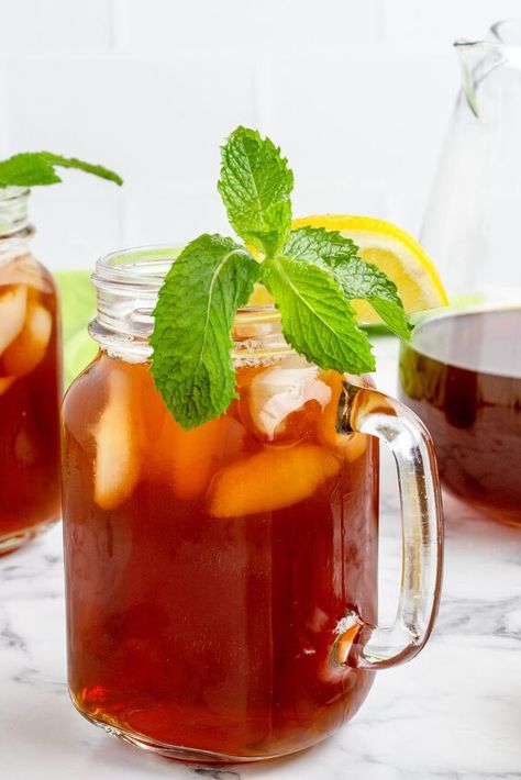 Mint Syrup Recipe, Best Iced Tea Recipe, Corn Salad Recipe Easy, Black Tea Recipe, Mint Tea Recipe, Peach Tea Recipe, Lemon Mug Cake, Lemon Drop Cookies, Drop Cookie Recipes