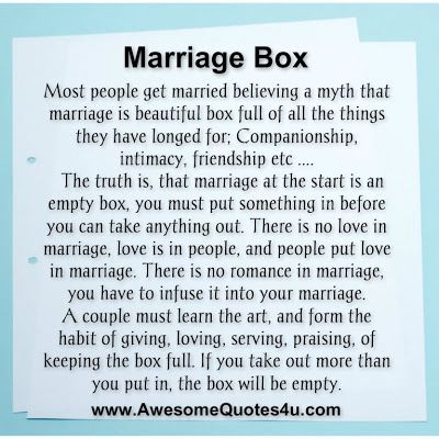 Awesome Quotes: Marriage box Bridesmaid Speech, Blessed Marriage, Vow Ideas, Goal Settings, Marriage Box, Wedding Mc, Wedding Celebrant, Wedding Toast, Wedding Readings