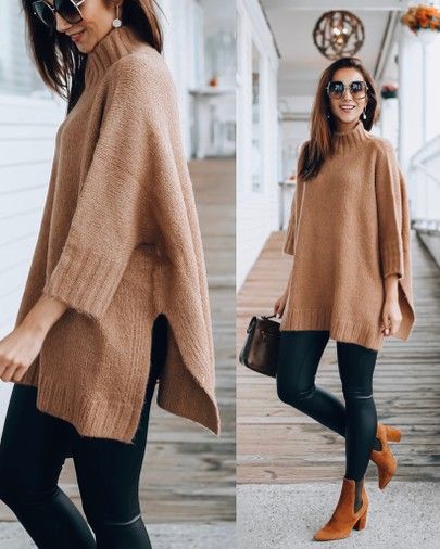 Sweater Poncho Outfit, Poncho Outfit, Sweater Poncho, Iranian Women Fashion, 2017 Fashion Trends, Cold Weather Fashion, Over 50 Womens Fashion, Lovely Clothes, Poncho Sweater