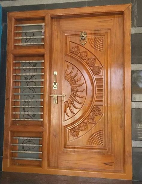 7897153263 Single Main Door Designs Teak Wood, Teak Main Door Design, Main Door Teak Wood Design, Main Door Design Entrance Modern, Teak Wood Main Door Design, Single Main Door Designs, Main Door Design Photos, Teak Door, House Front Door Design