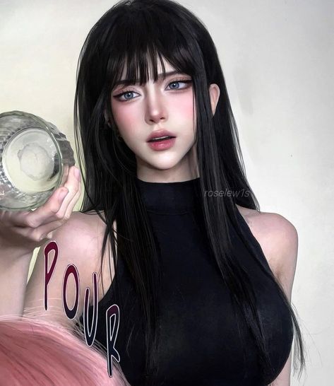 Bad Thinking Diary Cosplay, Kang Yuna Cosplay, Rosie Character, Yuna Cosplay, Nice Personality, Bad Thinking Diary, Anime Cosplay Makeup, Grunge Pictures, Ethereal Makeup