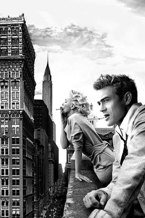 Marilyn Monroe And James Dean, Wallpaper Iphone Black And White, Black And White Marilyn Monroe, James Dean Marilyn Monroe, Black Marilyn Monroe, Fashion Pop Art, Klasik Hollywood, Marilyn Monroe Wallpaper, Pop Art Marilyn