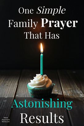 Here is one simple prayer that can’t help but change the trajectory of your child’s life. Explore how to pray blessing over your child today. | MostImportantWork.Com Family Praying Together, Family Praying, Praying Together, Family Prayer, Prayer Stations, Prayer For Health, Intimacy In Marriage, Simple Prayers, Bless The Child