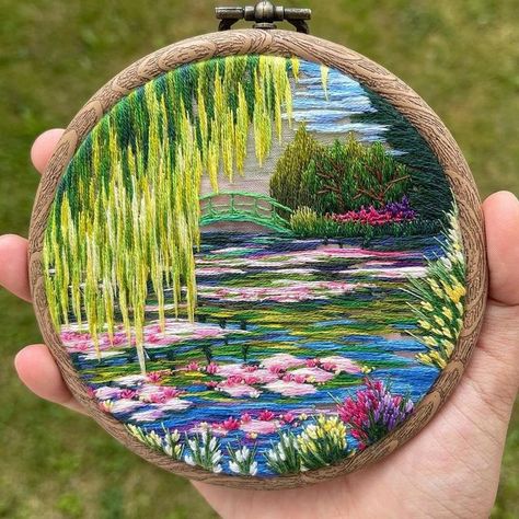 Embroidery Hoop Crafts, Clothes Embroidery Diy, Instagram Edit, Stitching Ideas, Embroidery Lessons, Sewing Embroidery Designs, Hand Embroidery Art, Modern Embroidery, Embroidery Hoop Art