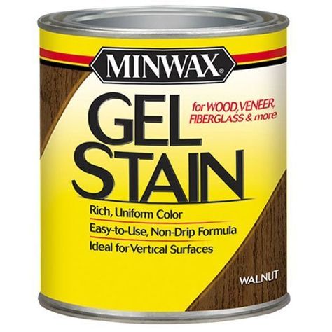 Top 10 Favorite Craft Supplies - Re-Fabbed Restain Cabinets, Minwax Gel Stain, Practical House, Wooden Garage Doors, Painting Guide, Garage Door Makeover, Minwax Stain, Oil Based Stain, Wooden Garage