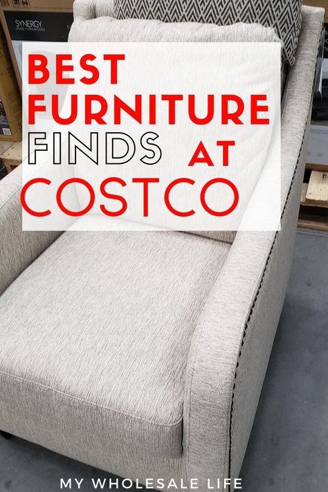 If you are wondering what kind of furniture Costco has this post is for you. Buying furniture at Costco will save you money. It's best to look here before heading to a furniture store. Give your home the fresh makeover you've always wanted to.   #costco #furniture #tips #savemoney #frugal #ideas #homedecor Costco Bedroom Furniture, Costco Living Room Furniture, Costco Furniture Living Room, Costco Modular Sectional, Costco Sofa, Costco Sectional, Costco Couch, Costco Furniture, Big Lots Furniture