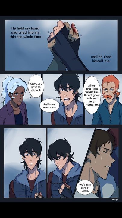 Klance Fluff & Mature (Plus General) Pictures and Comics - ❤️♂️Zombie Apocalypse♂️ - Page 2 - Wattpad Klance Zombie Au, Zombie Comic, Zombie Au, Galra Keith, All Out Anime, Voltron Force, Klance Fanart, Voltron Funny, Klance Comics