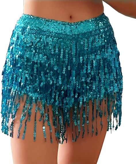 Yollmart Women's Sequins Tassel Skirts Shorts Booty Dance Festival Bottoms (US, Alpha, X-Large, Regular, Regular, black) at Amazon Women’s Clothing store Festival Bottoms, Tassel Skirt, Dance Festival, Amazon Women, Clothing Store, Tassels, Festival, Clothes, Black