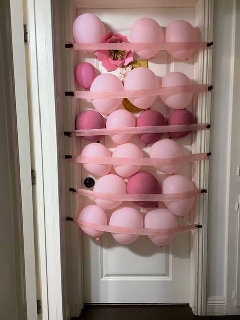 Balloon Avalanche Diy Doors, Balloon Door Surprise, Birthday Door Surprise, Birthday Door Decorations, Birthday Room Surprise, Birthday Balloon Surprise, Bday Surprise, Balloon Door, Surprise Birthday Decorations