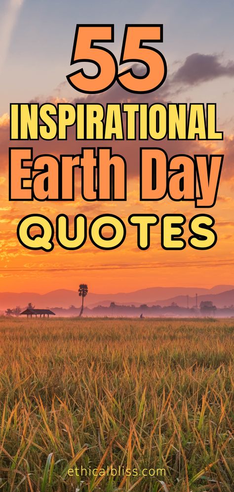 Looking for the perfect way to celebrate Earth Day? These 55 Powerful Earth Day Quotes will inspire you and your loved ones to take action and protect our beloved environment. Tap to see the full list! No time? Save for later! Quotes On Earth Day, Earth Quotes Short, Earth Day Captions, Life On Land Poster, Earth Quotes Nature, Earthday Quotes, Earth Day 2024, Earth Day Quotes Inspirational, Happy Earth Day Quotes