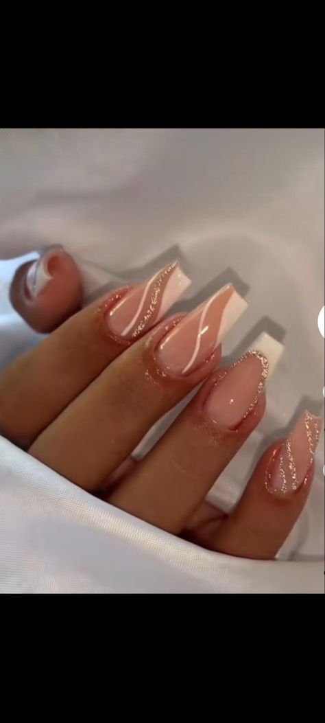 Acrylic Nail Designs Hoco, Elagent Aesthetic Nails, Pageant Nails Ideas, Nails For Dubai, Grade 8 Grad Nails, Easy Kids Nails, Dinner Nails, Debs Nails, Nails Inspiration Wedding