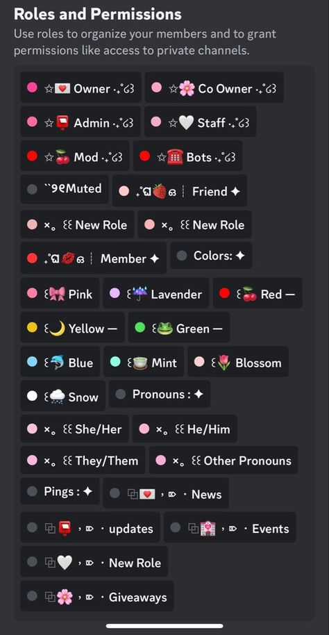 Symbols | 𐙚ᯓᡣ𐭩⋆˚࿔ 𝐧𝐚𝐦𝐞 𝜗𝜚˚⋆୨ৎ | Copy & Paste
#whisper #emoji #website Discord Emoji Ideas, Server Name Ideas Discord, Emoji Website, Discord Server Role Ideas, Red Pink Aesthetic, Discord Template, Disappointed In People, Discord Server Roles Ideas, Server Ideas