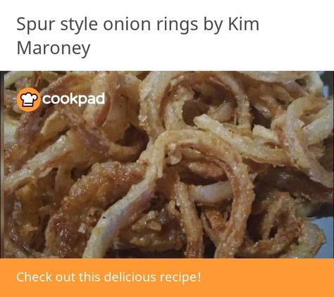 Onion Rings Recipe, Veggie Fries, Crispy Onions, Chops Recipe, Onion Rings, Diy Food Recipes, Diy Food, Onions, Great Recipes