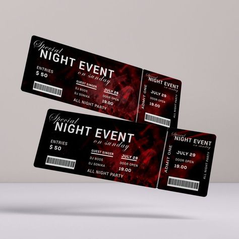 Special Event, Special Event Ticket Design, Event Ticket Design,Ticket Design, Special Night Event, Night Event,
music party, music festival. Tickets Available Poster, Entry Ticket Design, Ticket Layout Design, Event Pass Design, Navratri Pass Design, Ticket Poster Design, Party Ticket Design, Invitation Card Design Event, Event Card Design