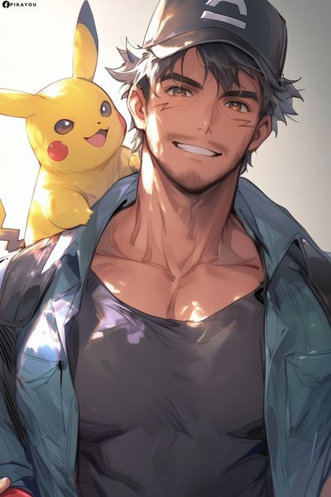 Pokemon Anime Characters, Animated Man, Original Pokemon, Ash Ketchum, Cute Pokemon Wallpaper, Black Clover Anime, Pokemon Teams, Pokemon Characters, Pokemon Pictures