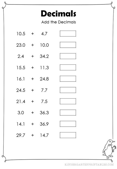 Add Decimals Tenths Worksheets  Add decimals Tenths Worksheets Subtracting Decimals Worksheet, Subtract Decimals, Tenths And Hundredths, Decimals Addition, 7th Grade Math Worksheets, Adding Decimals, Multiplying Decimals, Subtracting Decimals, Math Decimals