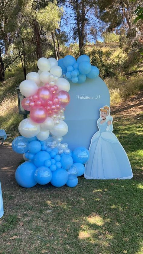 Cinderella Balloon Arch, Cinderella Balloon Garland, Princess Birthday Party Decorations, Cinderella Party, Princess Birthday Party, For My Daughter, Smash Cake, Princess Birthday, Balloon Arch