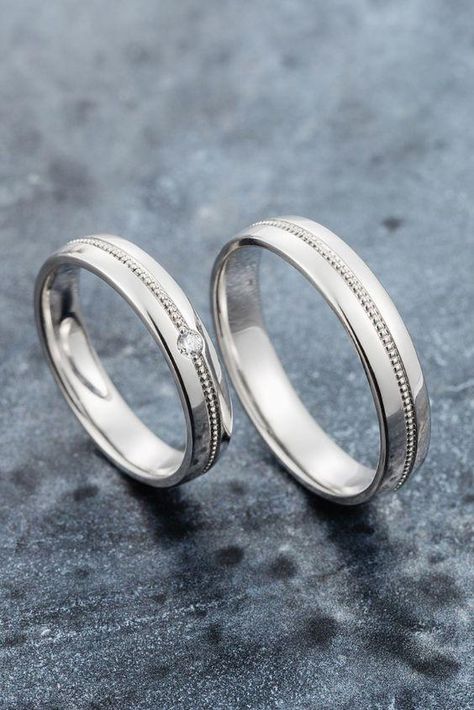 Declare your love for each other. Select from our exclusive collection of platinum rings for couples. Male and Female rings designed to last an eternity. Couples Wedding Rings Set, Camo Wedding Rings, Wedding Rings Sets His And Hers, Milgrain Wedding Ring, London Cheap, Gold Wedding Bands, Rings Sets, Cheap Wedding Rings, Milgrain Ring