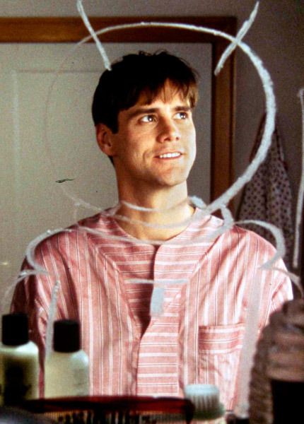 Jim Carrey Truman Show, Truman Show Art, The Truman Show Quotes, The Truman Show Wallpaper, Truman Show Aesthetic, The Truman Show Aesthetic, Truman Show Wallpaper, Jim Carrey 90s, Movie Shots Cinematography