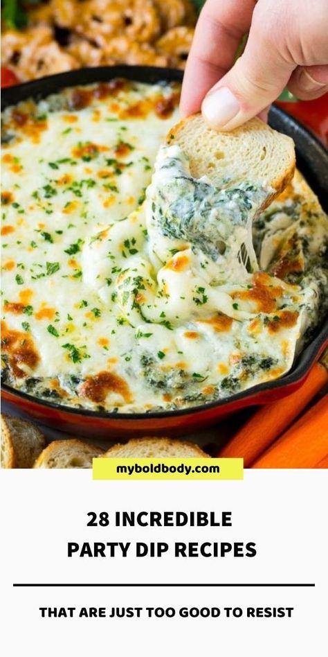 Party Dip Ideas, Warm Appetizer Dips, Warm Dip Recipes, Cheesy Dips, Super Bowl Party Snacks, Party Appetizer Dips, Party Dips Easy, Popular Dips, Dip Ideas